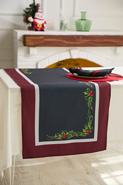 AYSHOME Ays Home Новий рік Синій Кокіна з візерунком Прямий бігун