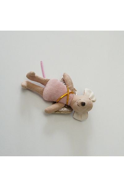 Choice Other Pink Danish Fabric Mouse Doll Cute Angel Wing Mouse Doll Zodiac Gift Rag Doll Knick-knack