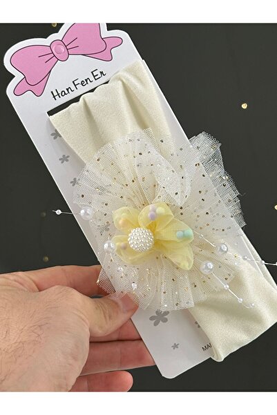 Chocuk مجموعة ربطة شعر وإبزيم للفتيات الصغيرات مصنوعة من قماش عضوي لا يترك عل...