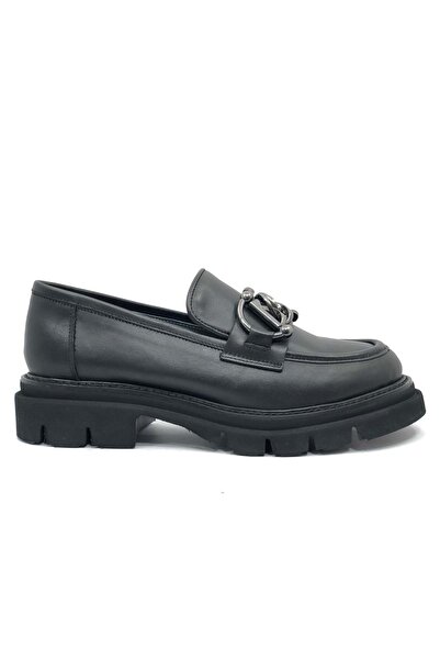 Greyder 72192 Дамски ежедневни оксфордски обувки Zn Urban Leather Comfort, ЧЕРНИ
