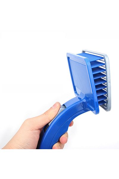 CEKAVE Buttoned Self-Cleaning Brush - Pet Hair Comb