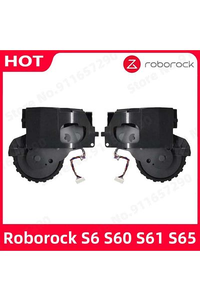 Roborock Original Roborock S6 S60 S61 S65 Travel Wheel Right And Left Wheel Module Replacement Parts Sweep...