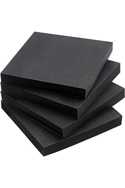 Choice 4 pads 200 Sheets Black Notepads, 7.6cm*7.6cm(3 in*3 in) Square Sticky...
