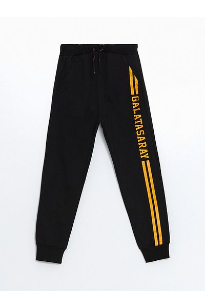 LC Waikiki Pantaloni de sport Jogger pentru băiat cu imprimeu G cu talie elastică
