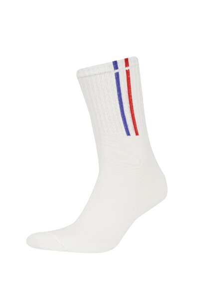 DeFacto Men's Comfortable Elastic 3-Piece Cotton Socks C6732Axns