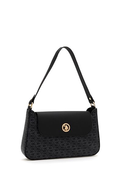 U.S. Polo Assn. Women's Black Shoulder Bag 50293707 -Vr046