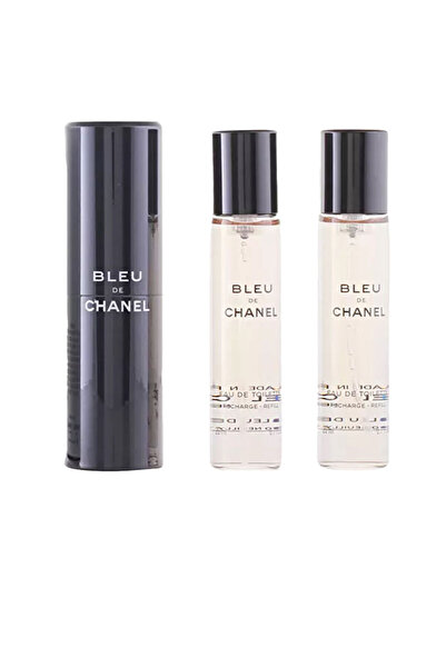 Chanel Blue Eau de Toilette nachfüllbares Spray 3 x 20 ml