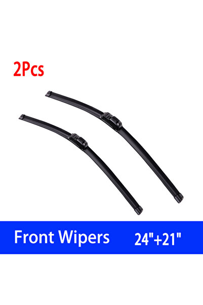 Choice 2 wipers For Mitsubishi ASX RVR 2011-2020 Car Front Wiper U-Shape Soft Boneless Wiper HD Silent Dur