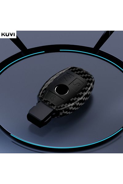 Choice 3 Button Carbon Abs Carbon Fiber Car Key Case Cover Shell For Mercedes Benz A B C E Class Gls Gla Gl
