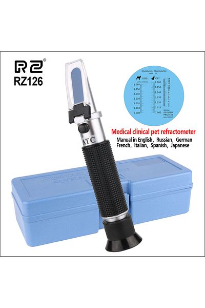 Choice Rz126 Rz 3-in-1 Animal Clinical Refractometer Handheld Digital Urine Specific Gravity Serum Protein