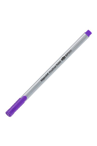 Bigpoint 0.4mm Fiber Tip Fineliner Pen - Odorless Purple Drawing Pen with Water Based Ink