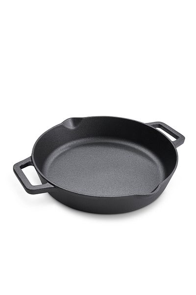 Prestige Pre-Seasoned Cast Iron Dual Handle Fry Pan 24 cm - PR48887
