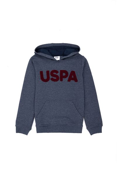 U.S. Polo Assn. Children's Navy Basic Hooded Sweatshirt 50269419 -Vr033