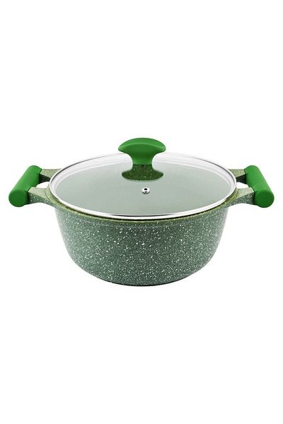 Prestige Essentials Granite Non Stick Set Combo |  24cm + 28CM Fry Pan Set - Green