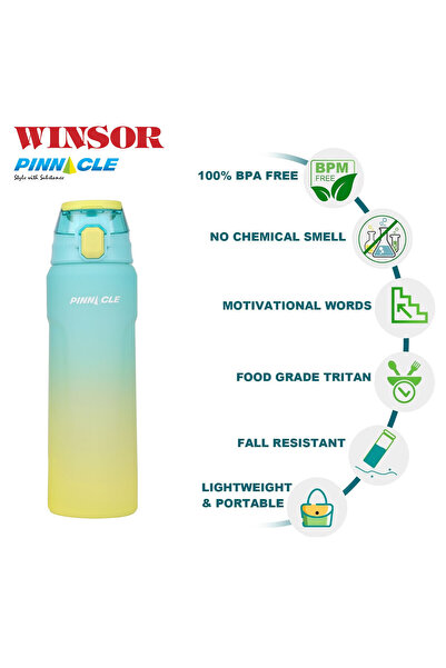 Winsor Pinnacle Wave Hydration Bottle 1000 Ml  - Blue