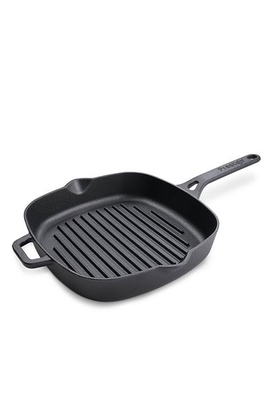 Prestige Pre Seasoned Cast Iron Grill 24 CM Black - PR48897