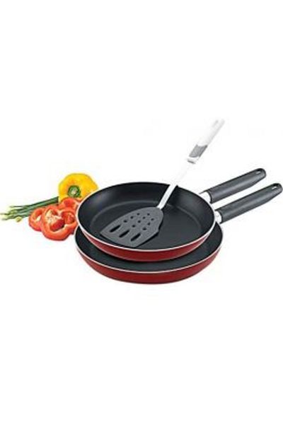 Prestige Frypan 22+28cm Twin Set with Tool