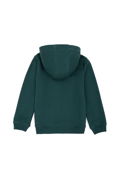 U.S. Polo Assn. Dark Green Kids Sweatshirt - Hooded, Basic Model 50269420 -Vr079