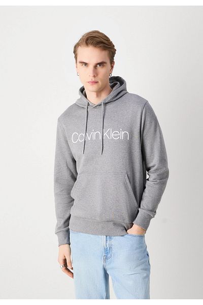Calvin Klein Cotton Logo Hoodie Sweatshirt