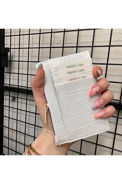 SHIKIRTI Zip Section Card Holder