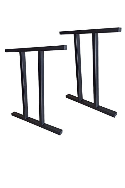 CVTdesign Metal Ayak Ahşap Masif Kütük Bilgisayar Çalışma Yemek Masası Ayağı ...