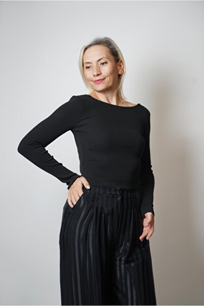 PARKhande sırt taş detaylı kazak