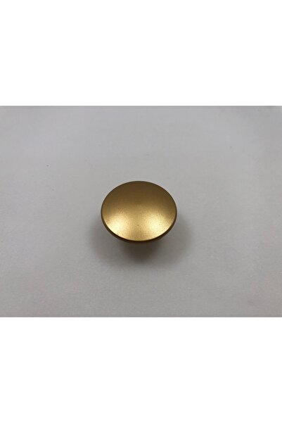 DKSDİZAYN 5Pcs Mushroom Button Matte Gold Drawer Cabinet Furniture Handle Zamak Premium Quality Handle