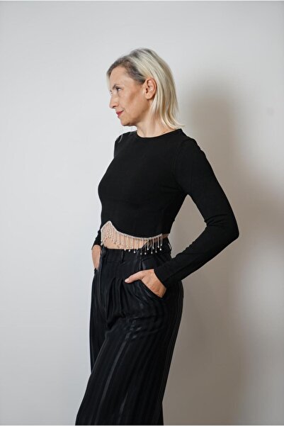 PARKhande beli taş detaylı kazak