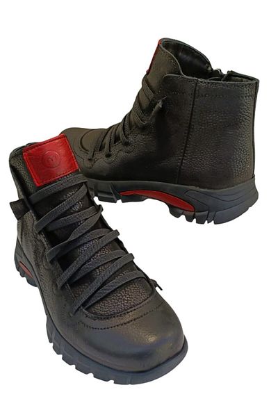 Mammamia D24kb-4325 - B Γυναικείες μπότες casual από γνήσιο δέρμα