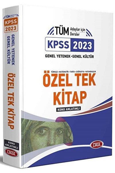 Data Yayınları Data 2023 Kpss Genel Yetenek Genel Kültür Konu Anlatımlı Özel ...