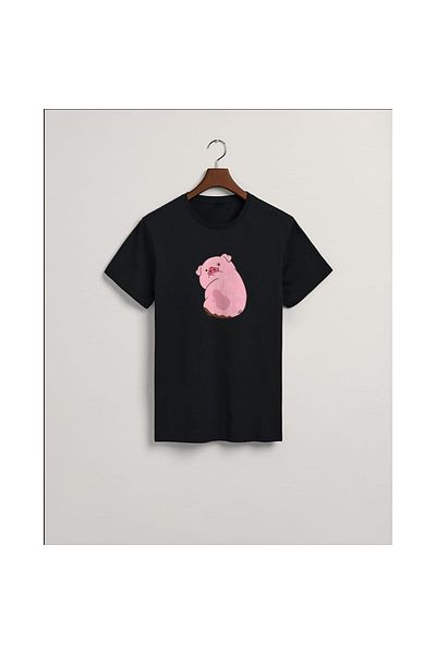 MarkaTurko Gravity Falls Pig Design imprimat Bumbac pieptănat Tricou unisex pentru copii 105
