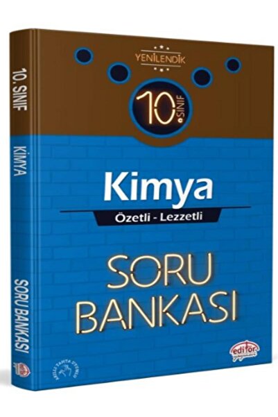 Editör Yayınevi 10. Sınıf Kimya Özetli Lezzetli Soru Bankası 2020