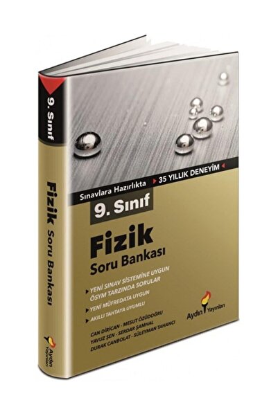 Aydın Yayınları Aydın 9. Sınıf Fizik Soru Bankası 2025-2026 BASKI