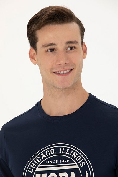 U.S. Polo Assn. Мъжки тъмносин суичър 50270754 -Vr033