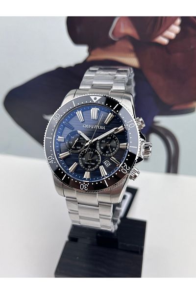 Quantum STEEL MEN'S WRISTWATCH 10 ATM WATERPROOF