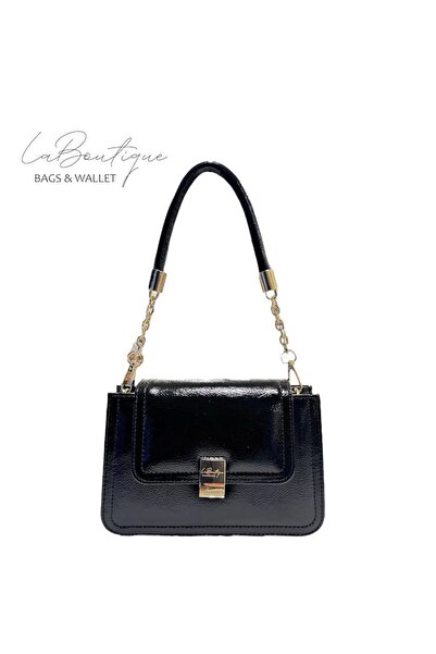 LA BOUTIQUE Lb Bag 5317 Patent Leather Black