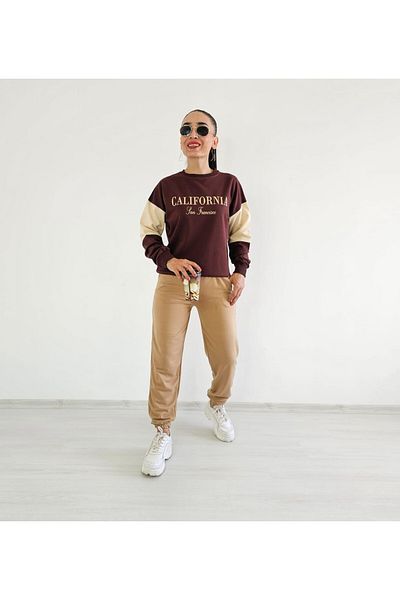 Altı Üstü Butik Нов суитшърт с щампа „Калифорния“