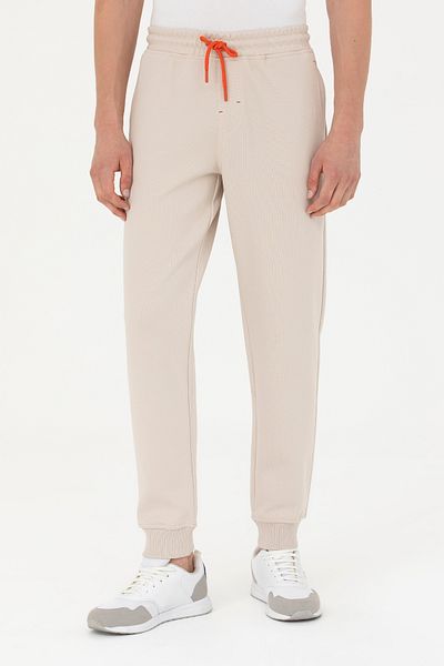 U.S. Polo Assn. Μπεζ ανδρικό αθλητικό παντελόνι - 50270737 -VR011
