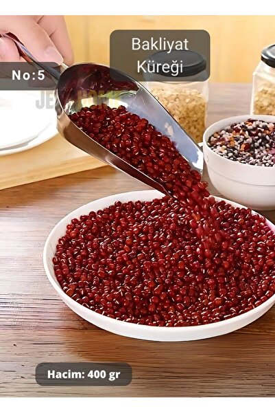 Jet's Home Erzak Küreği Paslanmaz Buz Küreği Çelik Bakliyat Küreği Asma Delik...