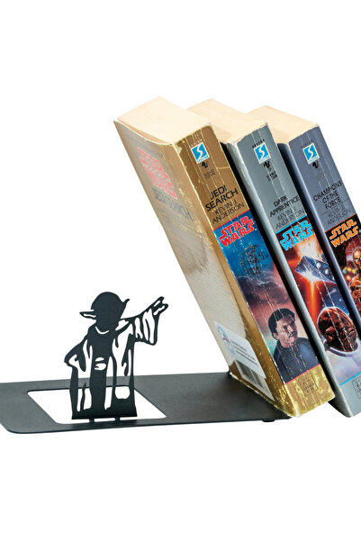 renovatio Master Yoda Metal Kitap Tutucu- Kitap Desteği - Ev ve Ofis Raf Masa...