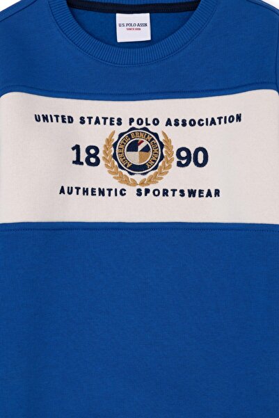 U.S. Polo Assn. Erkek Çocuk Saks Sweatshirt 50270796-VR045
