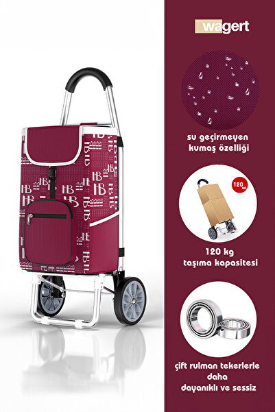 Vadi Pazar Arabası Metal Tekerlekli Pazar Arabası