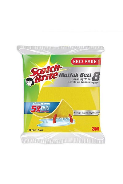Scotch Brite Kitchen Cloth - 8 pcs