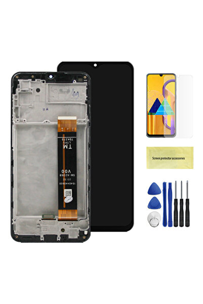 Choice شاشة عرض LCD سوداء بإطار، جودة AAA، متوافقة مع هواتف A23 5G، A236، A23...