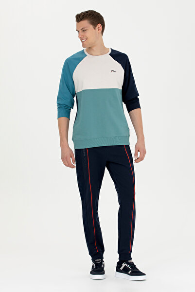 U.S. Polo Assn. بنطال رياضي باللون الأزرق الداكن للرجال 50270833 -VR033