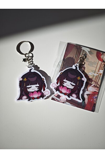 Yenaplanner حقيبة زينة/سلسلة مفاتيح من Honkai Star Rail Lingsha (قطعة واحدة)