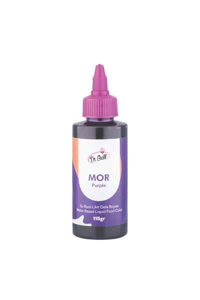 Dr. Gusto Su Bazlı Likit Gıda Boyası 115 GR Mor