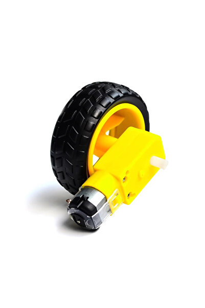 Choice مجموعة عجلات 65 مم، محرك DC3V-6V، 130 ترس، متوافقة مع أردوينو للسيارات...