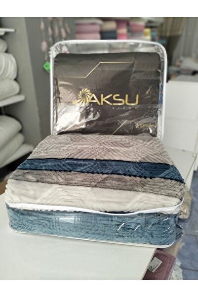 AKSU DOUBLE PERSONAL ULTRA SOFT EMBOS MINK BLANKET 200X240