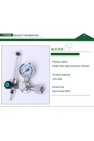 Choice Argon Regulator Aluminium Alloy 0-25Mpa Argon Regulator co2 Regulator Air Pressure Reducer Gas Redu